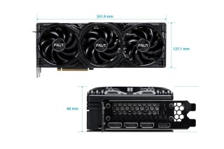 Palit Karta graficzna RTX 5080 GAMING PRO OC 16GB GDDR7 256bit 3DP/HDMI