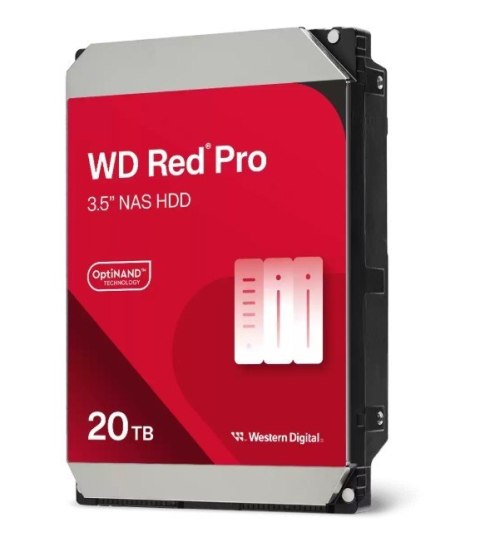 Western Digital Dysk HDD Red Pro 20TB 3,5'' 512MB/7200rpm WD202KFGX