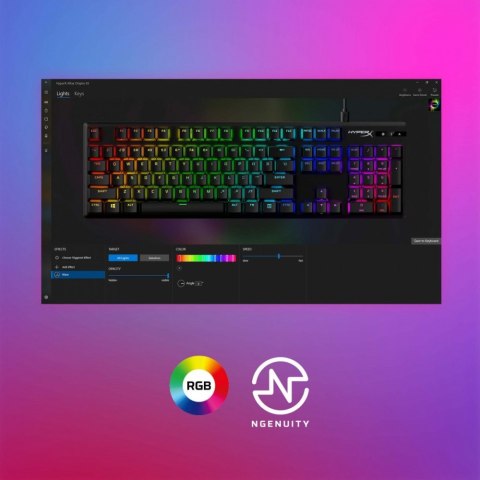 HyperX Klawiatura Alloy Origins PBT HX Red Gaming 639N3AA#ABA