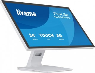 IIYAMA Monitor 24 cale T2452MSC-W1AG FHD,10PKT, POJ, IPS, HDMI, DP, 400cd, biały