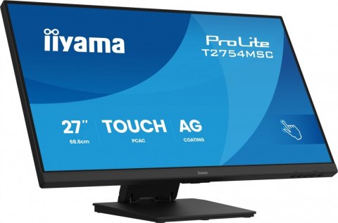 IIYAMA Monitor 27 cali ProLite T2754MSC-B2AG POJ.10PKT.IPS,Powłoka AG, FHD,300cd,2x2W
