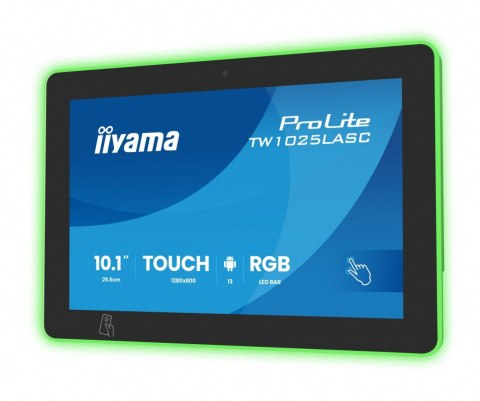 IIYAMA Monitor ProLite 10.1 cala TW1025ALASC-B3PNR,10P.DOT.IPS,WIFI,450 cd/m2,2x2W,3xUSB, RJ45, MICRO, A14, NFC , kamera internetowa (5