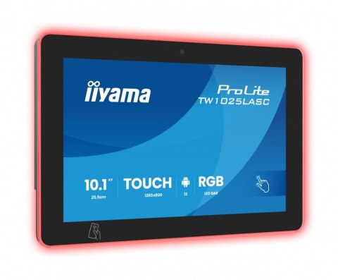 IIYAMA Monitor ProLite 10.1 cala TW1025ALASC-B3PNR,10P.DOT.IPS,WIFI,450 cd/m2,2x2W,3xUSB, RJ45, MICRO, A14, NFC , kamera internetowa (5
