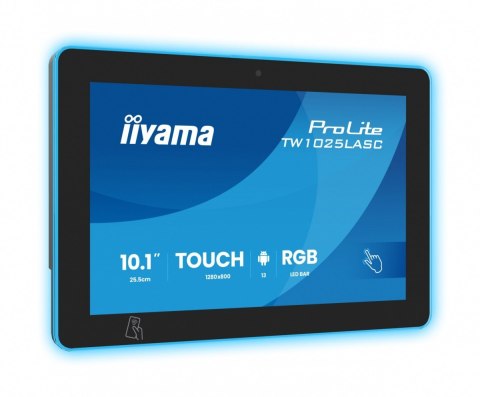 IIYAMA Monitor ProLite 10.1 cala TW1025ALASC-B3PNR,10P.DOT.IPS,WIFI,450 cd/m2,2x2W,3xUSB, RJ45, MICRO, A14, NFC , kamera internetowa (5
