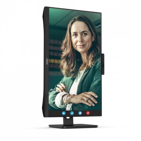 AOC Monitor 24P3CW 23.8 cali IPS HDMI DP USB-C Pivot Kamera