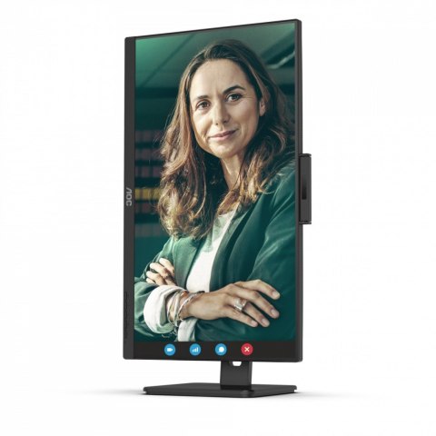 AOC Monitor 24P3CW 23.8 cali IPS HDMI DP USB-C Pivot Kamera