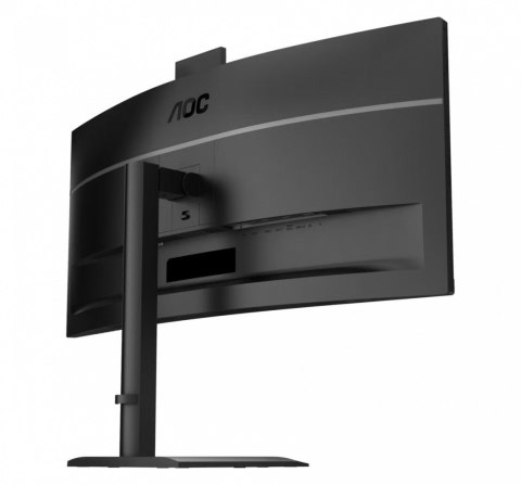 AOC Monitor 34 cale CU34E4CW Curved VA 120Hz HDMIx2 DP RJ45 USB-C HAS Kamera
