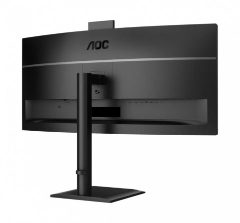 AOC Monitor 34 cale CU34E4CW Curved VA 120Hz HDMIx2 DP RJ45 USB-C HAS Kamera
