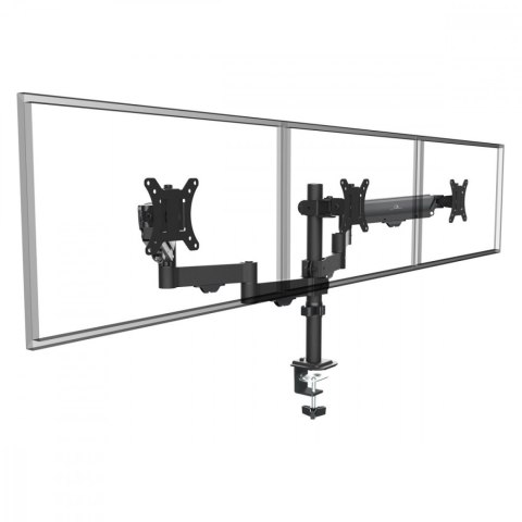 Maclean Uchwyt na 3 monitory 2-8 kg MC-137 17-27 cali
