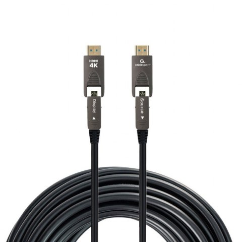 Gembird Aktywny kabel optyczny (AOC) High Speed HDMI D-A z Ethernetem AOC Armored Series, 10 m