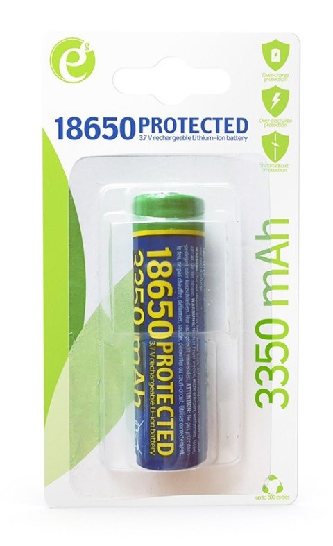 Gembird Akumulator litowo-jonowy typ 18650, 3.7V, 3350mAh
