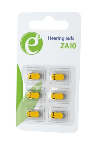 Gembird Bateria ZA10 do aparatu słuchowego, 6 sztuk