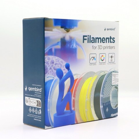 Gembird Filament PETG High Speed, 1,75 mm, 1 kg, niebieski