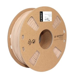 Gembird Filament PLA, 1,75 mm, 1 kg, drewniany naturalny