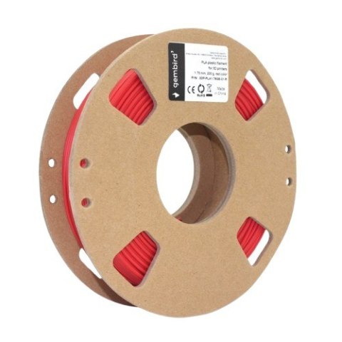 Gembird Filament PLA, 1,75 mm, 200gr. - do drukarki GEMMA, czerwony