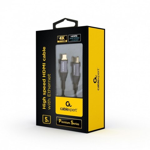 Gembird Kabel HDMI high speed z ethernetem Seria Premium 5 m