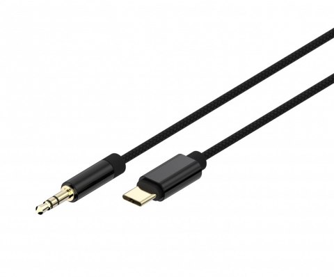 Gembird Kabel USB typu C do stereo 3.5 mm AUX, 1.5 m, czarny