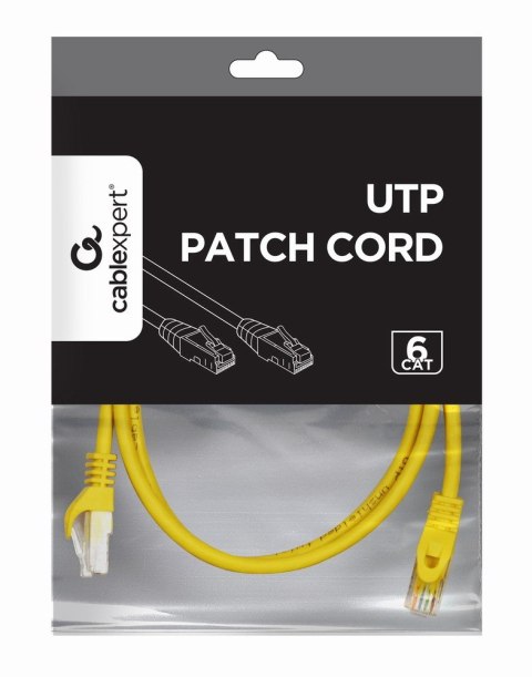 Gembird Patchcord kat.6 UTP 1.5m kolor żółty