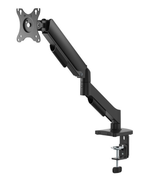 Gembird Ramię biurkowe na jeden monitor z portami USB, regulowane, od 17 do 32 cali, obciążenie do 9kg