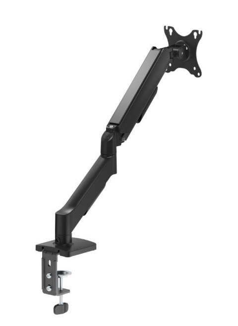 Gembird Ramię biurkowe na jeden monitor z portami USB, regulowane, od 17 do 32 cali, obciążenie do 9kg