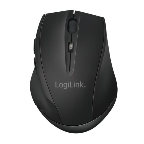 LogiLink Mysz bezprzewodowa BT 5.0,ergonomiczna, czarna