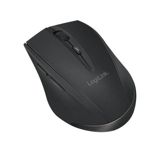 LogiLink Mysz bezprzewodowa BT 5.0,ergonomiczna, czarna