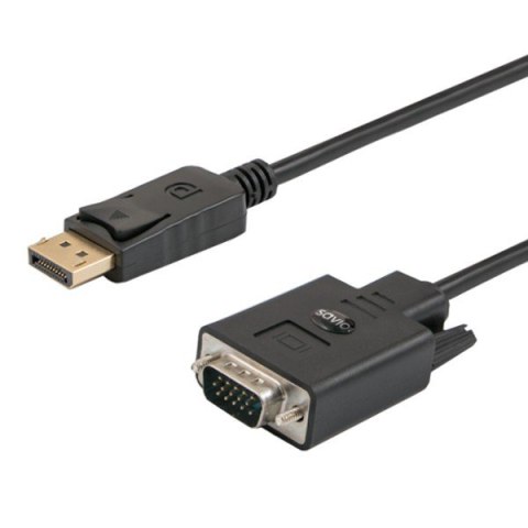 Savio Kabel Display Port-VGA CL-203 1.8m