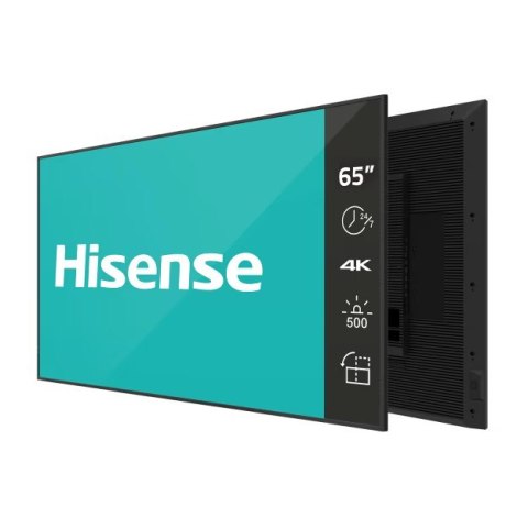 Hisense Monitor 65DM66D 65 cali 4K UHD IPS Digital Signage Display 24/7