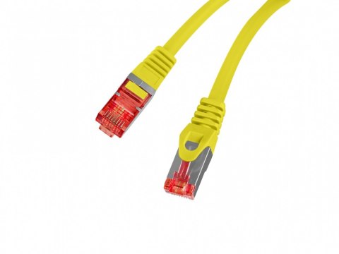Lanberg Patchcord kat.6 s/ftp lszh cu 0.25m żółty fluke passed