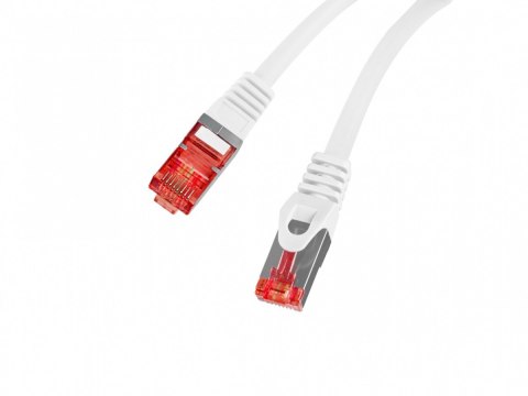 Lanberg Patchcord kat.6 s/ftp lszh cu 0.5m biały fluke passed