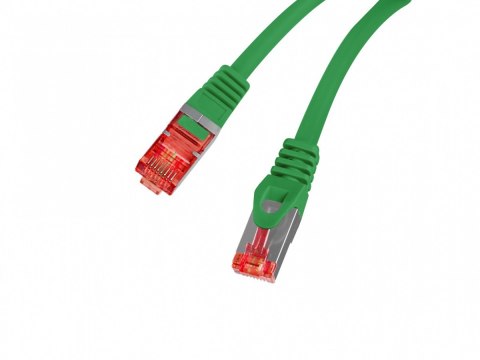 Lanberg Patchcord kat.6 s/ftp lszh cu 1.5m zielony fluke passed