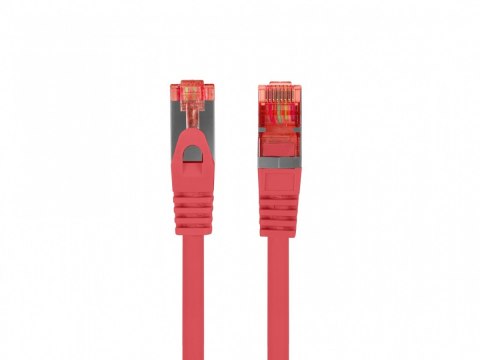 Lanberg Patchcord kat.6 s/ftp lszh cu 10m czerwony fluke passed