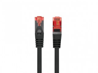 Lanberg Patchcord kat.6 s/ftp lszh cu 15m czarny fluke passed