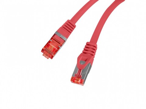 Lanberg Patchcord kat.6 s/ftp lszh cu 3m czerwony fluke passed