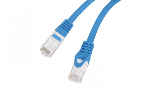 Lanberg Patchcord kat.6 utp lszh cu 0.25m niebieski fluke passed