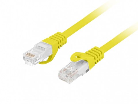 Lanberg Patchcord kat.6 utp lszh cu 15m żółty fluke passed