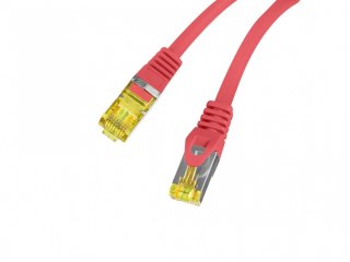 Lanberg Patchcord kat.6a s/ftp lszh cu 10m czerwony fluke passed
