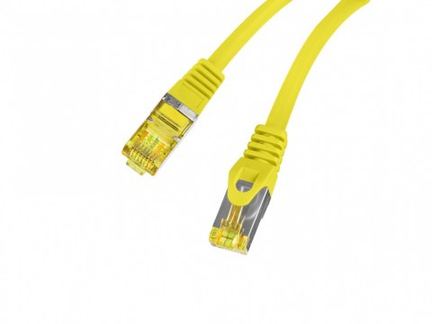 Lanberg Patchcord kat.6a s/ftp lszh cu 10m żółty fluke passed
