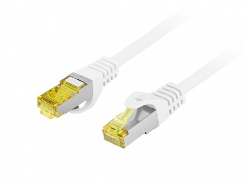 Lanberg Patchcord kat.6a s/ftp lszh cu 15m biały fluke passed