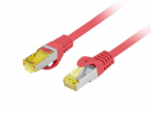 Lanberg Patchcord kat.6a s/ftp lszh cu 15m czerwony fluke passed