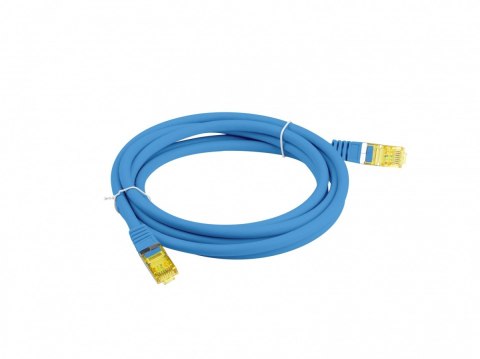 Lanberg Patchcord kat.6a s/ftp lszh cu 15m niebieski fluke passed