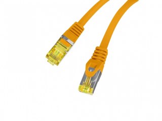 Lanberg Patchcord kat.6a s/ftp lszh cu 15m pomarańczowy fluke passed
