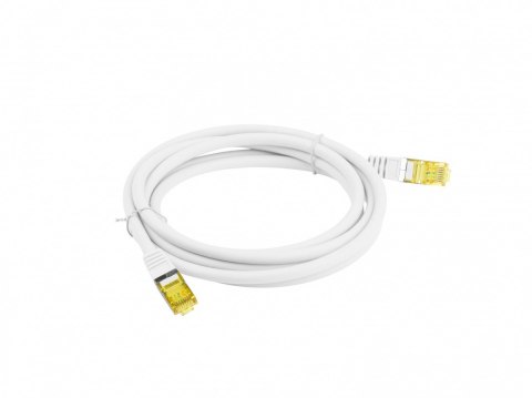 Lanberg Patchcord kat.6a s/ftp lszh cu 20m biały fluke passed