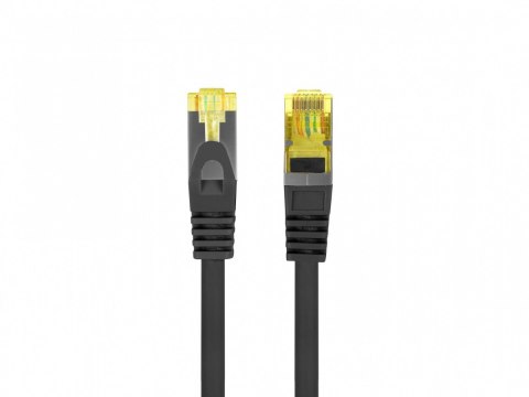 Lanberg Patchcord kat.6a s/ftp lszh cu 20m czarny fluke passed