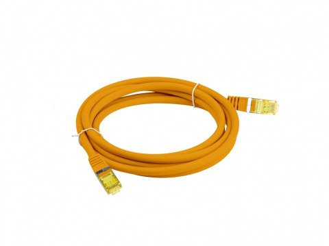Lanberg Patchcord kat.6a s/ftp lszh cu 20m pomarańczowy fluke passed