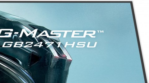 IIYAMA Monitor 23.8 cala GB2471HSU-W1 IPS,FHD,240Hz,2xHDMI,DP,1xUSB 3.2, 1xUSB C, Adaptive G-SYNC - 1920 x 1080 @48-240Hz DisplayP