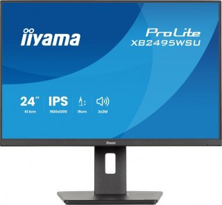 IIYAMA Monitor 24 cale XB2495WSU-B1 IPS,16:10,350cd,4ms,HDMI, 100Hz,1500:1, 4xUSB,2x2W,HAS150 (PIVOT)