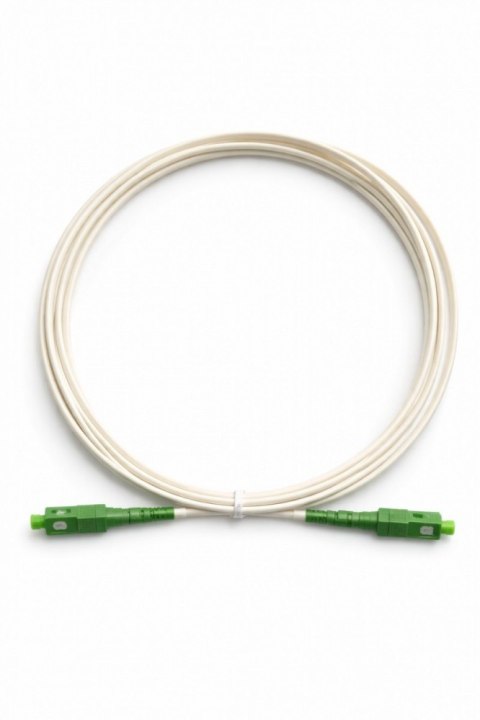 TB Patchcord światłowodowy SC-SC APC 3m biały