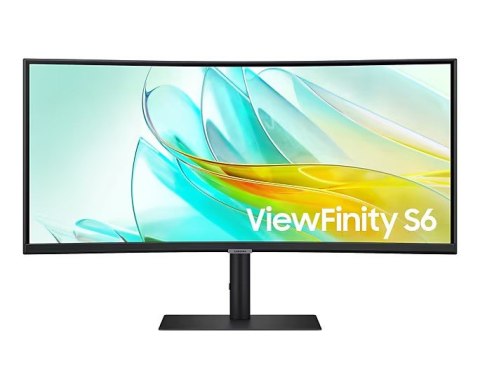 Samsung Monitor 34 cale ViewFinity S65UA VA 3440x1440 UWQHD 21:9 1xHDMI 1xDP 1xUSB-C 90W 3xUSB-A 5ms 100Hz HAS+PIVOT zakrzywiony głośnik
