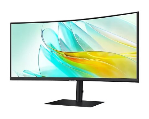 Samsung Monitor 34 cale ViewFinity S65UA VA 3440x1440 UWQHD 21:9 1xHDMI 1xDP 1xUSB-C 90W 3xUSB-A 5ms 100Hz HAS+PIVOT zakrzywiony głośnik